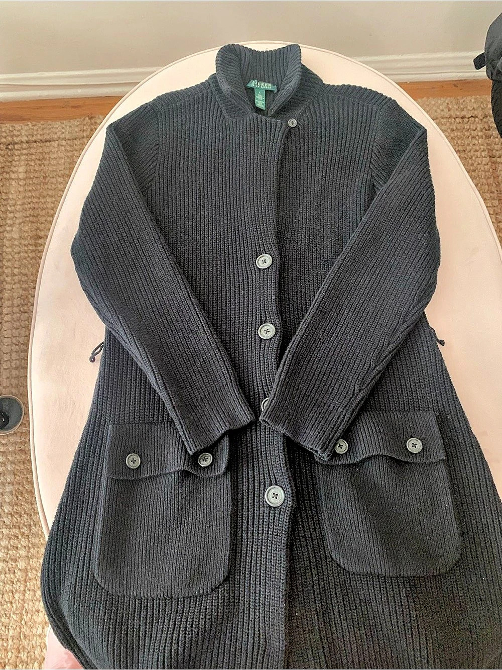 Lauren Ralph Lauren Women's Black Knit Cardigan